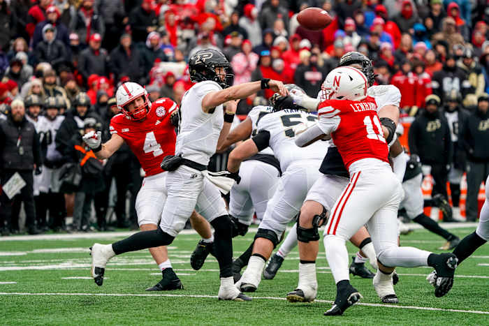 NU vs. Purdue 2023 - Hudson Card passes 2nd quarter